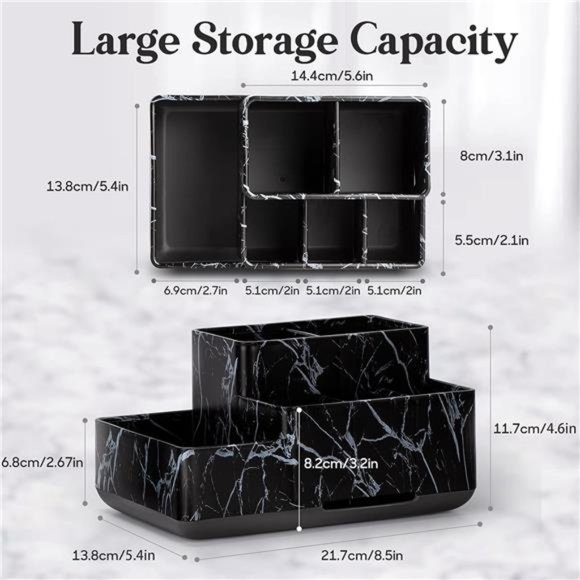 New - Toothbrush Holder,Bathroom Organizer, Multifunctional Storage - Picture 7 of 8